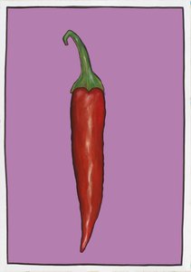 Chilli Purple, 2005 de Sarah Thompson Engels